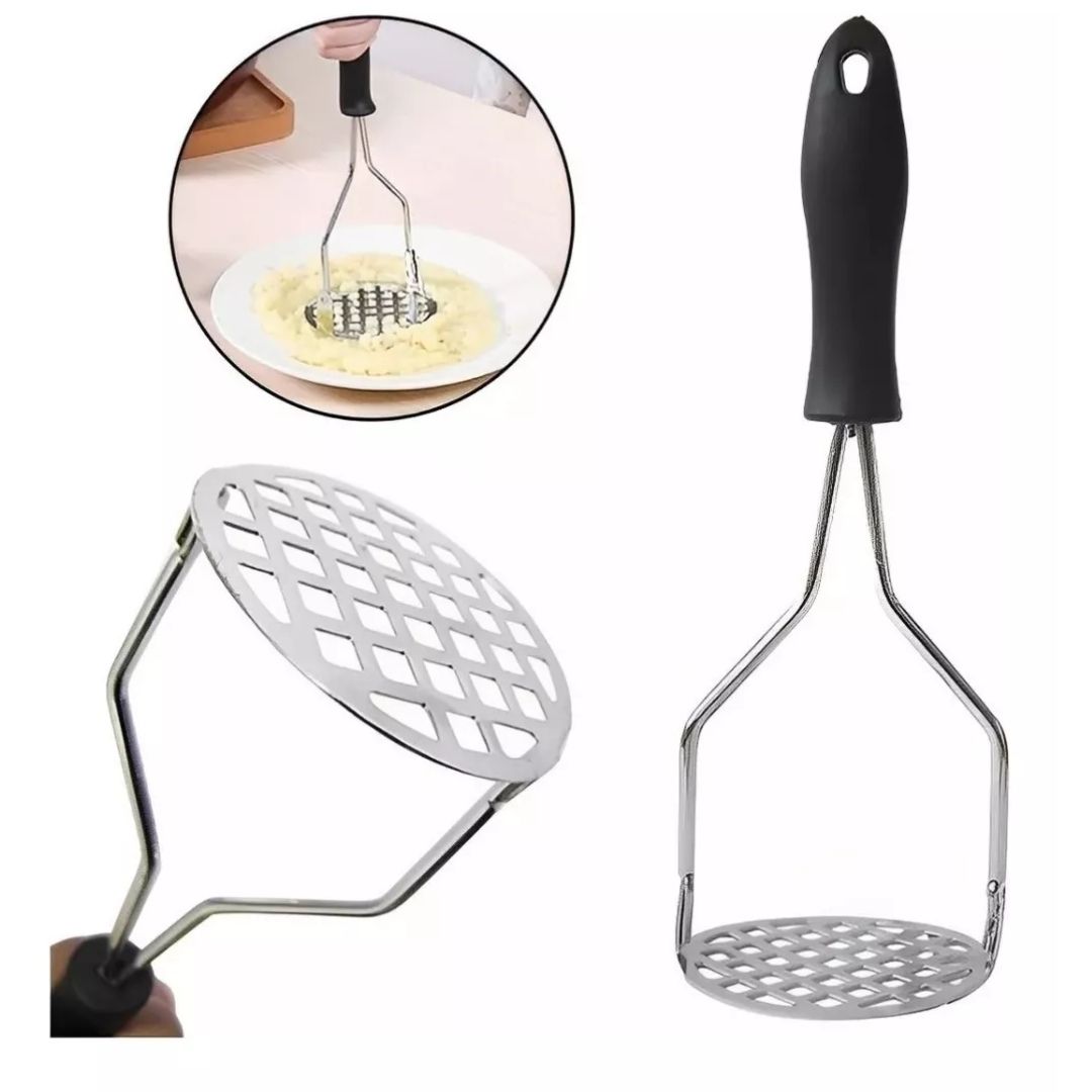 Amassador De Batatas E Legumes Em Aço Inox